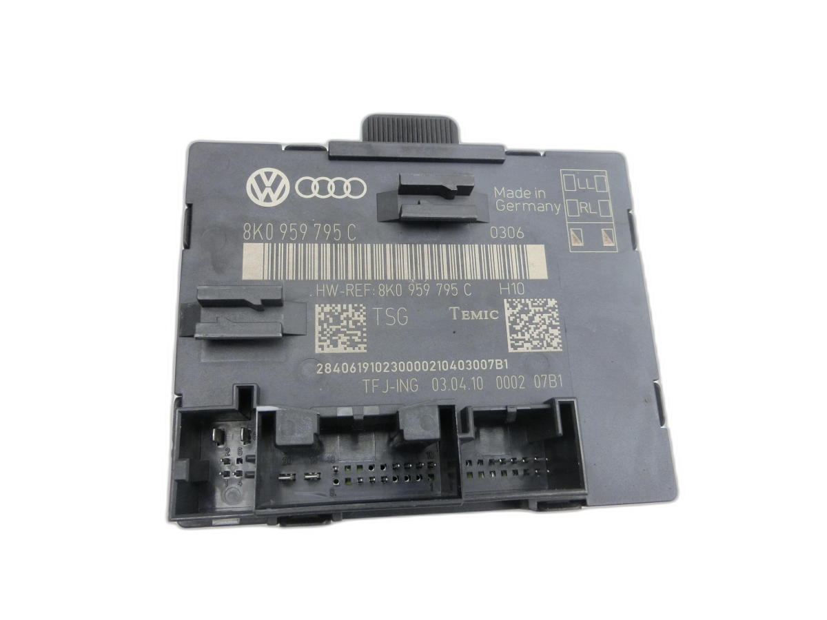 Audi A4 8K B8 07-11 Steuergerät Türsteuergerät Fensterheber Links Hinten  - Bild 1