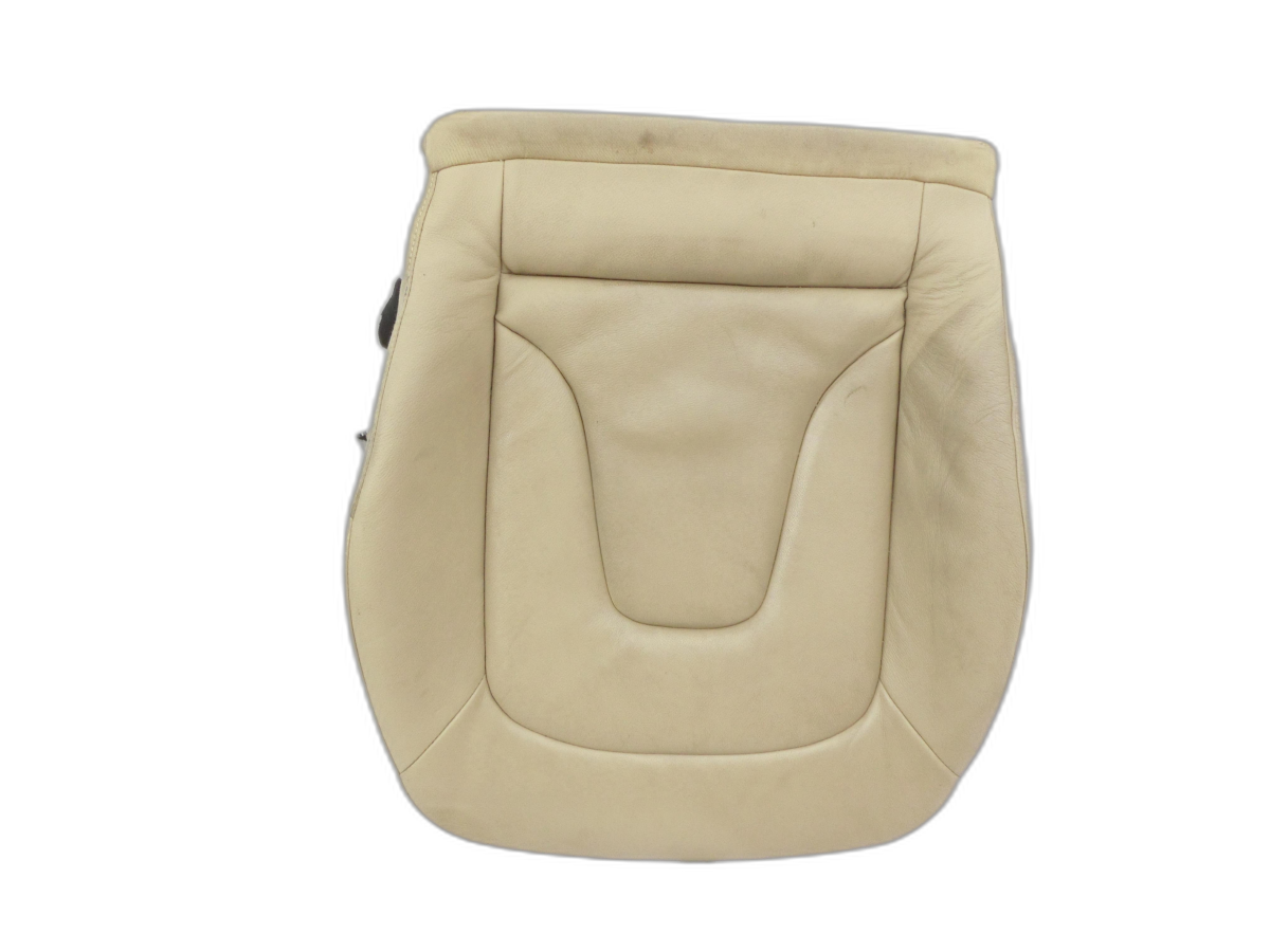 Seat Squab for driver's Left Front Heated Velvet Beige Lim Audi A4 8K B8 11-15 - Bild 1
