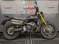 2022 (22) Fantic Caballero Scrambler 500 in black with 15,936 miles