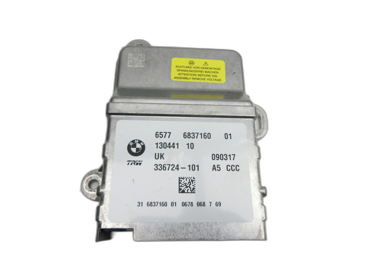 BMW F45 218d 14-18 Airbag Steuergerät Airbagsteuergerät BMW F45 218d 14-18 21.09.2017 5775410 65775A41CA0 6837160... Bild 1