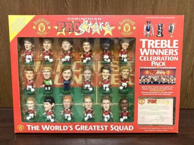 マンチェスターユナイテッド CORINTHIAN PRO STARS Figure Corinthian Pro Stars Manchester United Treble Winners