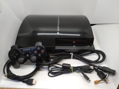 Sony PlayStation3 CECHB00 20GB Black Maker Production Game JAPAN Operation Good