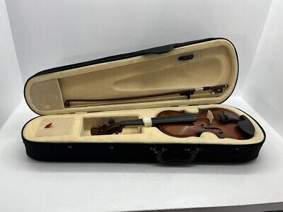 18" 1/4 Aria 1851 AR001 Wood Student Violin Viola With Bow and Case