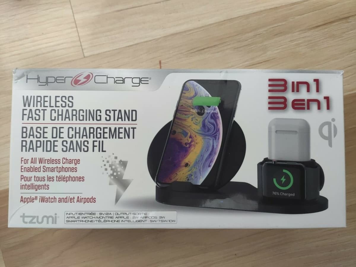 TZUMI 7074 TZUMI 30 in 1 Wireless Fast Charging STA
