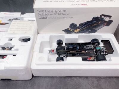 TSM 1/18 1978 JPS ロータス78 南アフリカGP ウィナー TSM 1/18 1978 JPS ロータス78 南アフリカGP ウィナー
