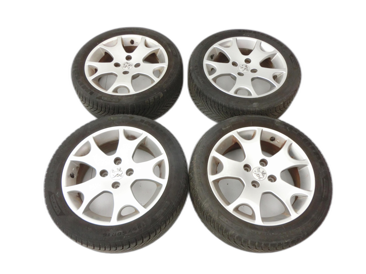 4x roues complètes   195/50R16 4X108 6.52-7.42mm Peugeot 1007 KM 07-14 - Bild 1