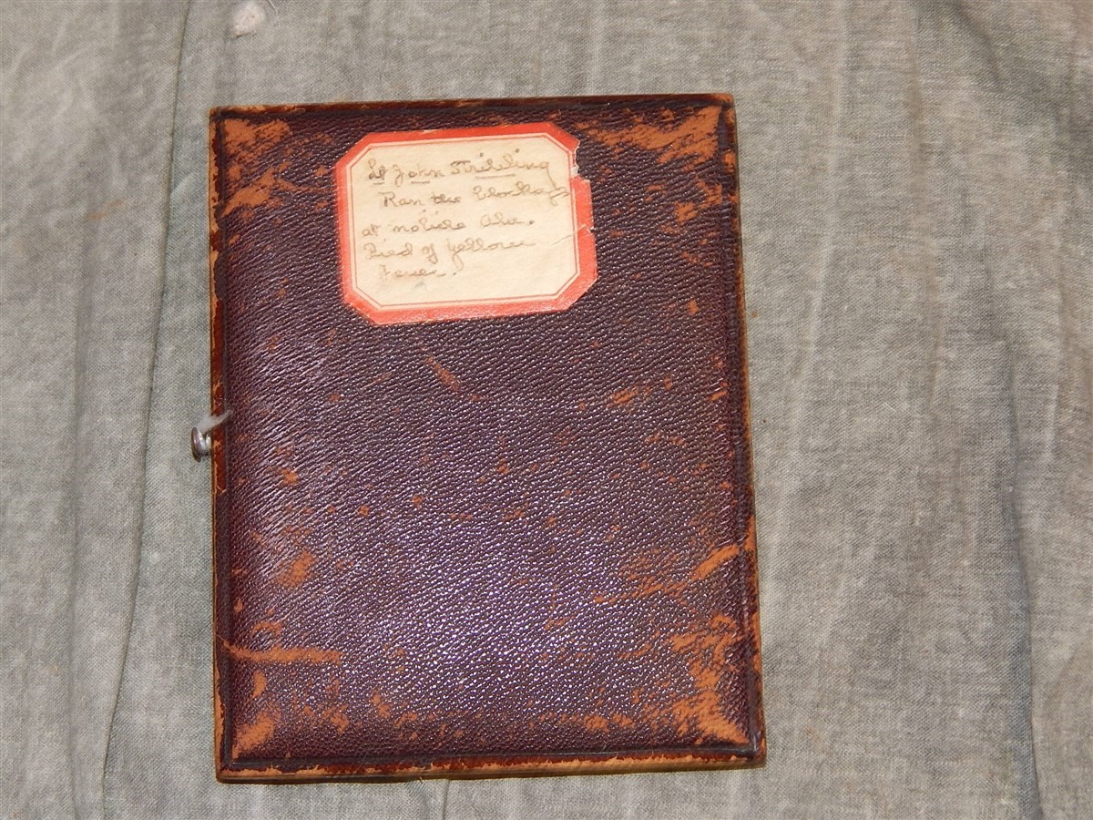 Civil war Confederate Naval Officer Daguerreotype Lt. John Stribling Blockade Ru