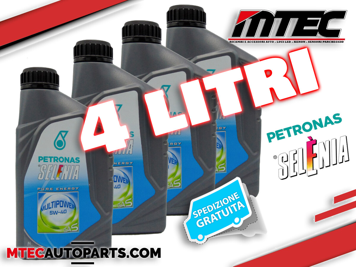 Selenia Motoröl WR 5W-40, 4 Liter, Speziell Für Fiat, Alfa Romeo, Lancia (Multijet, JTD)