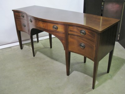 78" Vintage 1940's Baker Furniture Mahogany Federal Style Sideboard; Nr. Mint