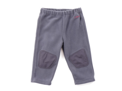CMP Fleecehose Freizeithose Jogginghose grau wärmeisolierend Aufnäher
