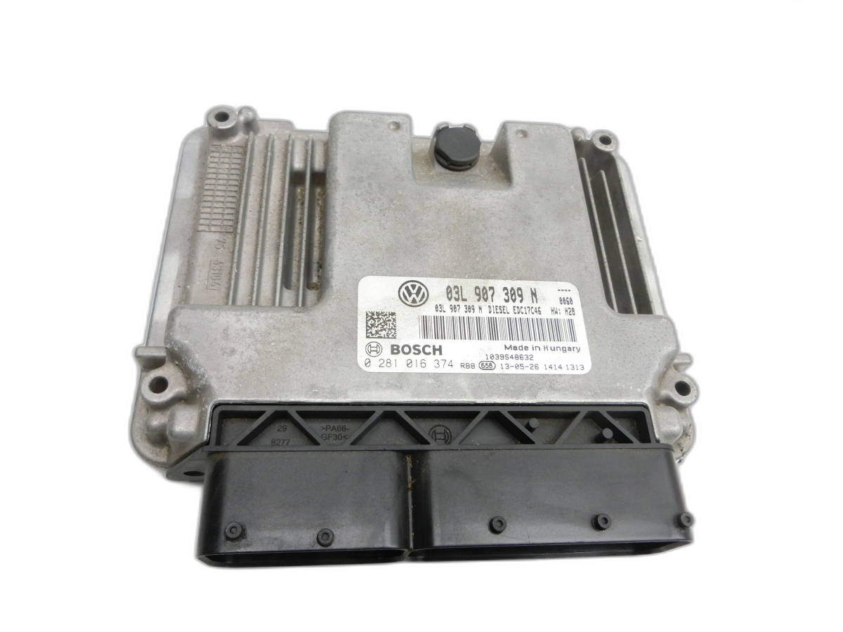 Control Unit ECU for ENGINE VW Touran 1T3 10-15 - Bild 1
