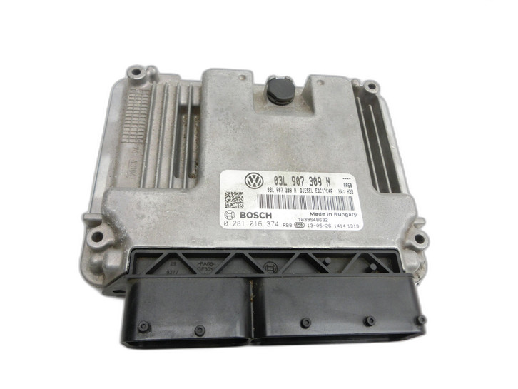 VW Touran 1T3 10-15 TDI 2,0 103KW Steuergerät ECU für Motor Motorsteuergerät  - Bild 1