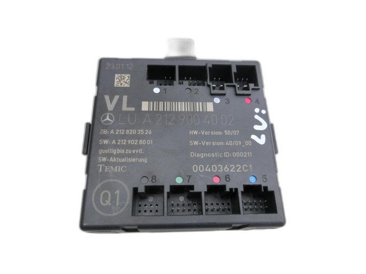 Mercedes S204 W204 C220 11-15  Steuergerät Türsteurgerät SG Links Vorne  - Bild 1