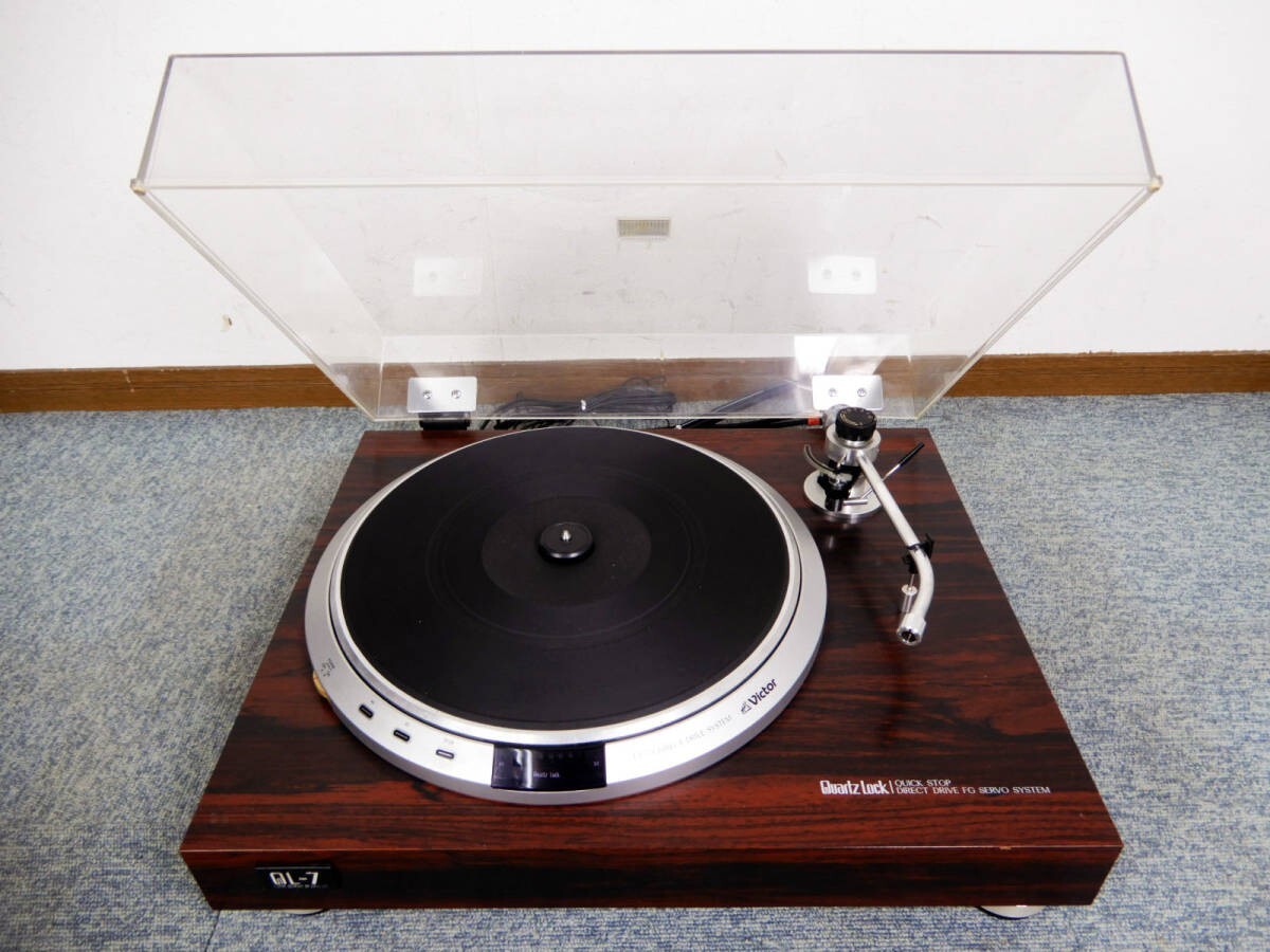 DJ機材 VICTOR glass turn table disk GTT3000B GLASS TURN TABLE DISK VICTOR GTT-3000B 楽器・機材