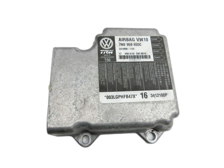 VW Sharan 7N II 10-15 Airbag Steuergerät Airbagsteuergerät  - Bild 1