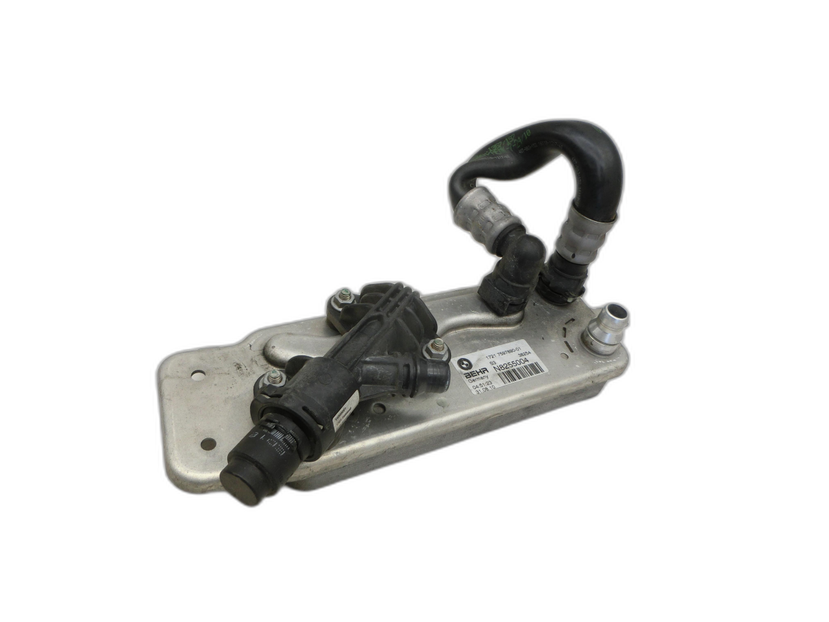 BMW F01 F04 7er AH7 08-12 Hybrid 4,4 330KW Ölkühler Wärmetauscher  - Bild 1