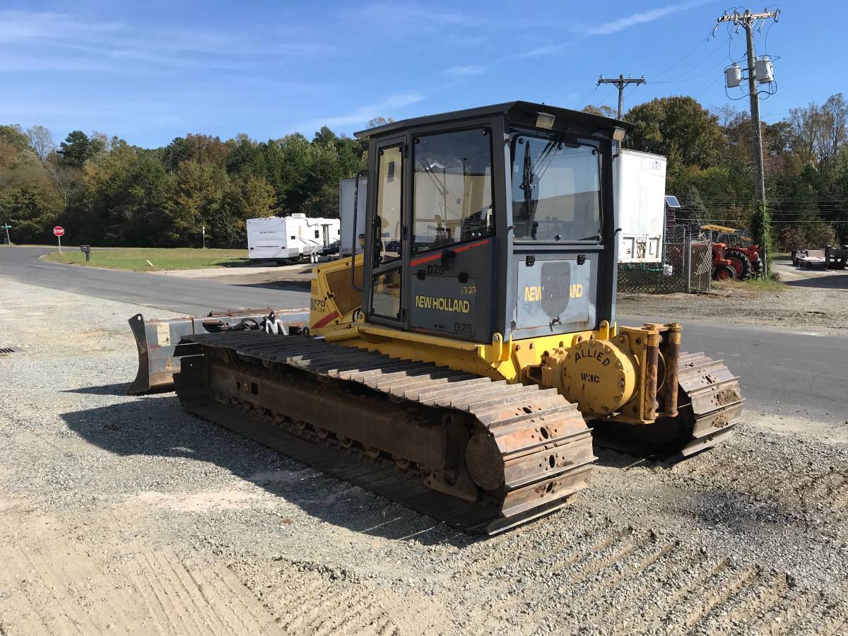 New Holland DC70 LGP Dozer Long Track W/ Cab & 30k Hydraulic Winch