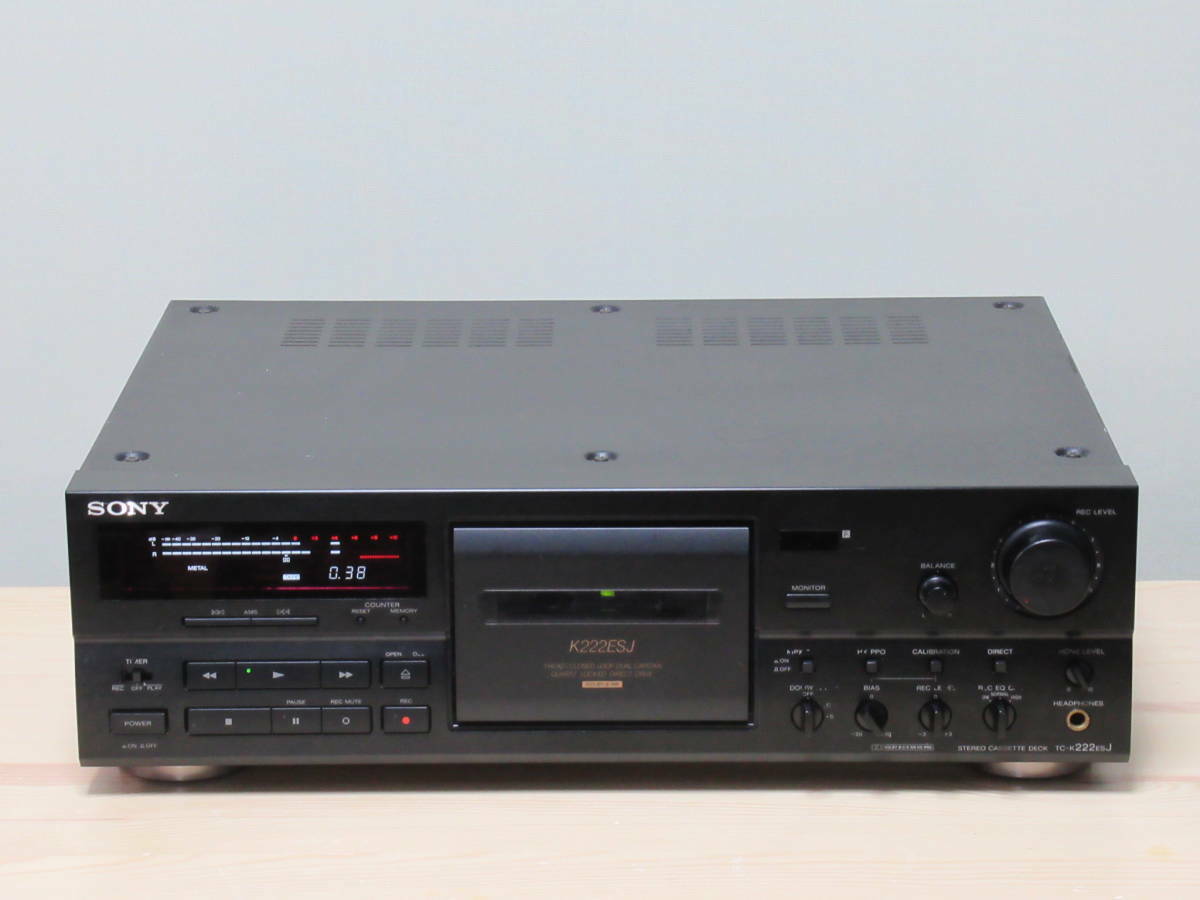 Sony TC-K333ESG 3 Head Cassette Tape Deck Recorder Es Series