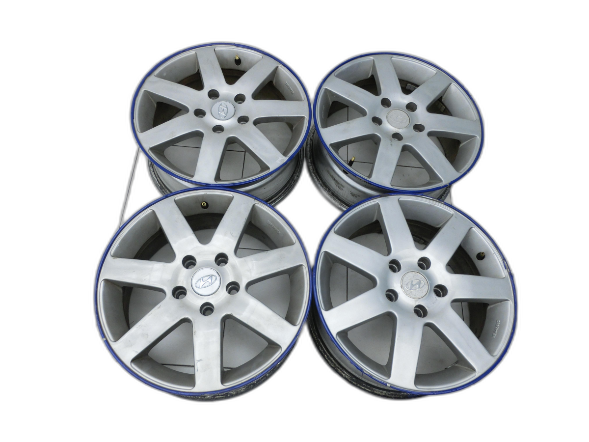 4x cerchioni alluminio 5X114.3 6.5X16Zoll ET Hyundai Tucson JM 05-10 - Bild 1