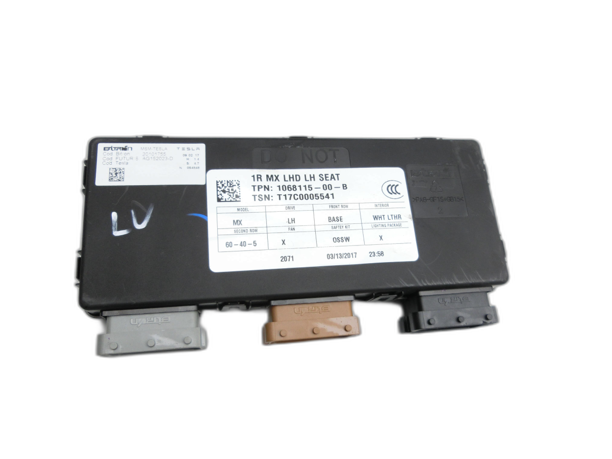Control Unit ECU for seat Front Left Tesla Model X 90D 15-21 - Bild 1