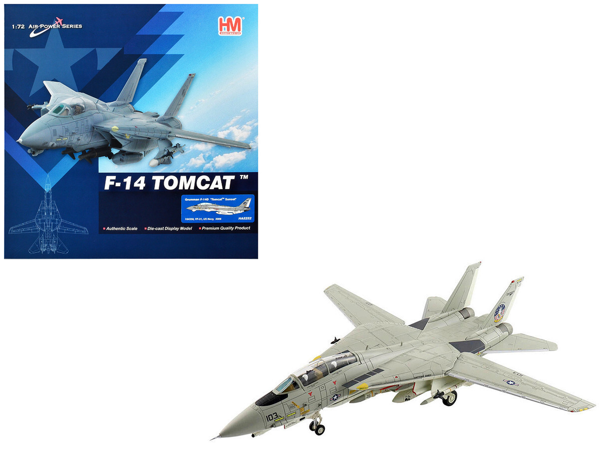 【未使用品】HOBBYMASTER F-14D TOMCAT HA5202 Hobby Master
