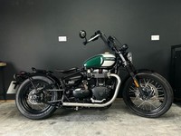 2017 17-PLATE TRIUMPH BOBBER 1200 ** 9,051 MILES ** LOVELY EXTRAS **