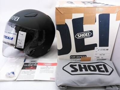 SHOEI J-Stream マットブラック Mサイズ SHOEI Jet Helmet J-STREAM Matte Black XXL Size Unused w/box