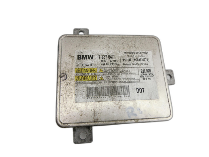 BMW F01 750iX 08-12 Xenon Vorschaltgerät Rechts BMW F01 750iX 08-12 09.06.2011 63117237647 7237647 W003T20071 gebraucht Bild 1