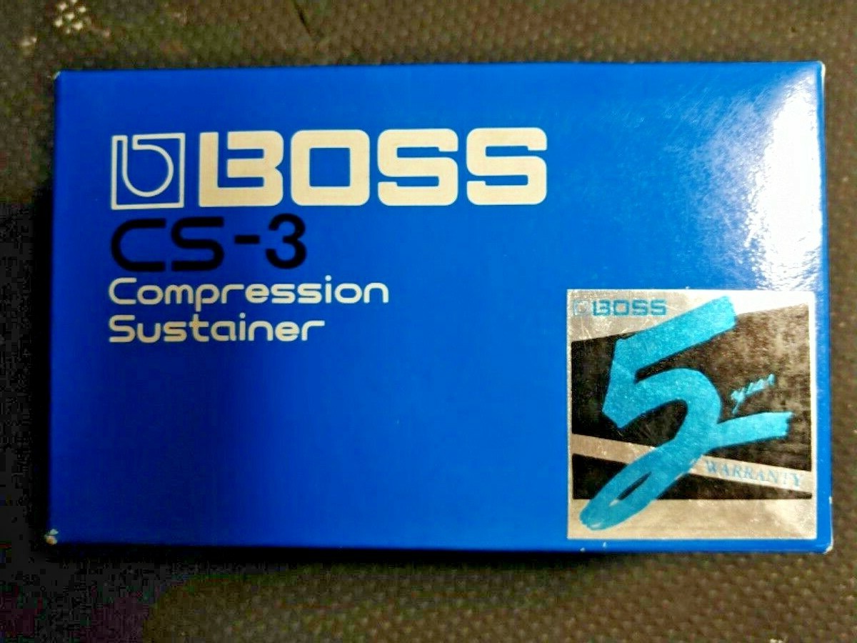 Boss CS-3 Compressor Pedal 1994 with Box and Manual