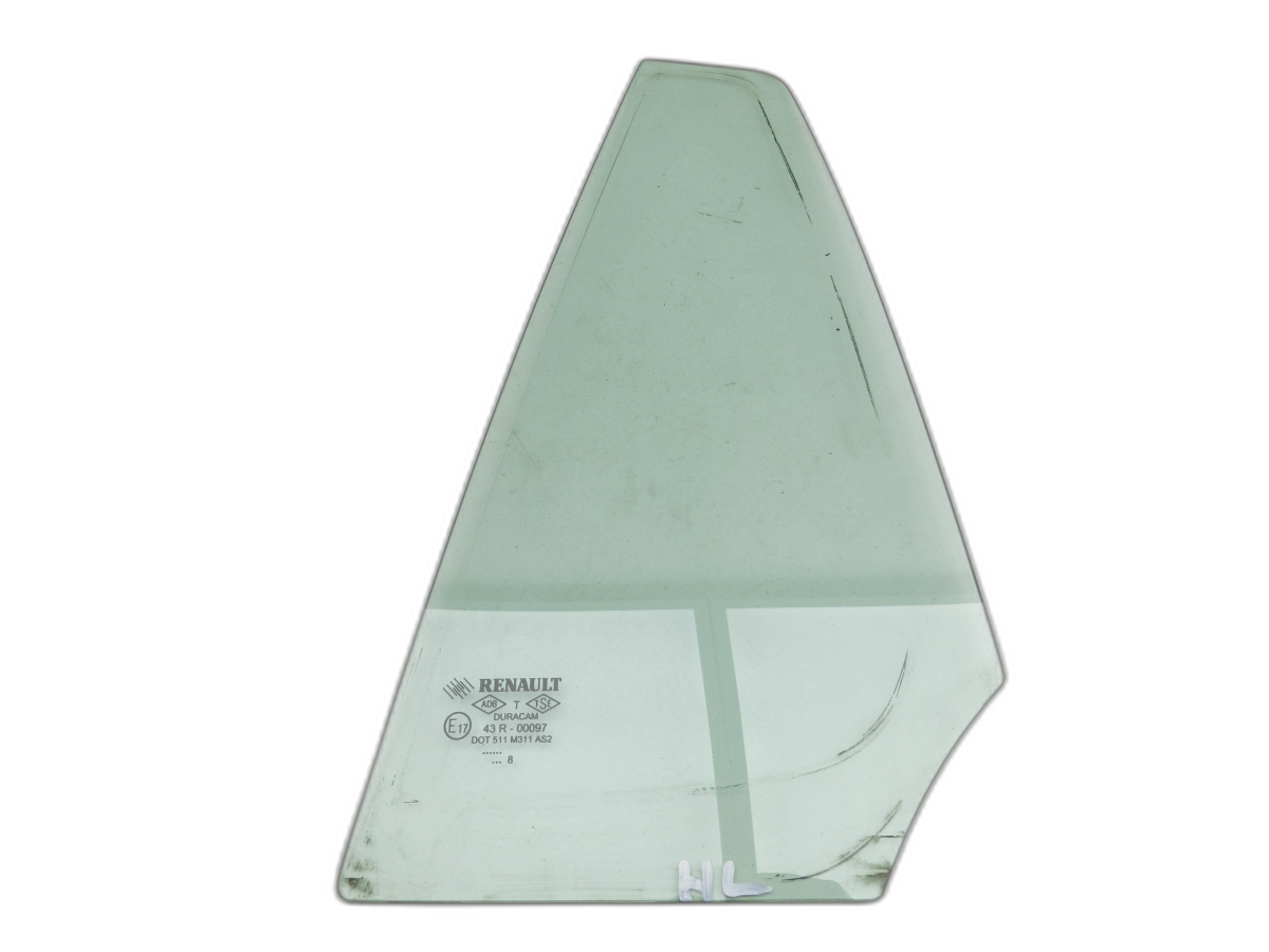 Renault Clio III 3P 09-12 Kombi Seitenscheibe Dreieck Links Hinten  - Bild 1