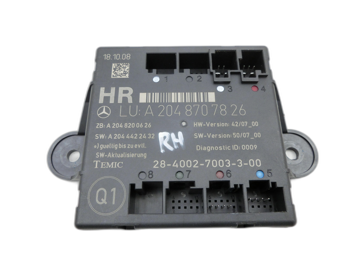 Control Unit ECU module Door Right Rear for Mercedes W204 S204 C250 07-14 - Bild 1