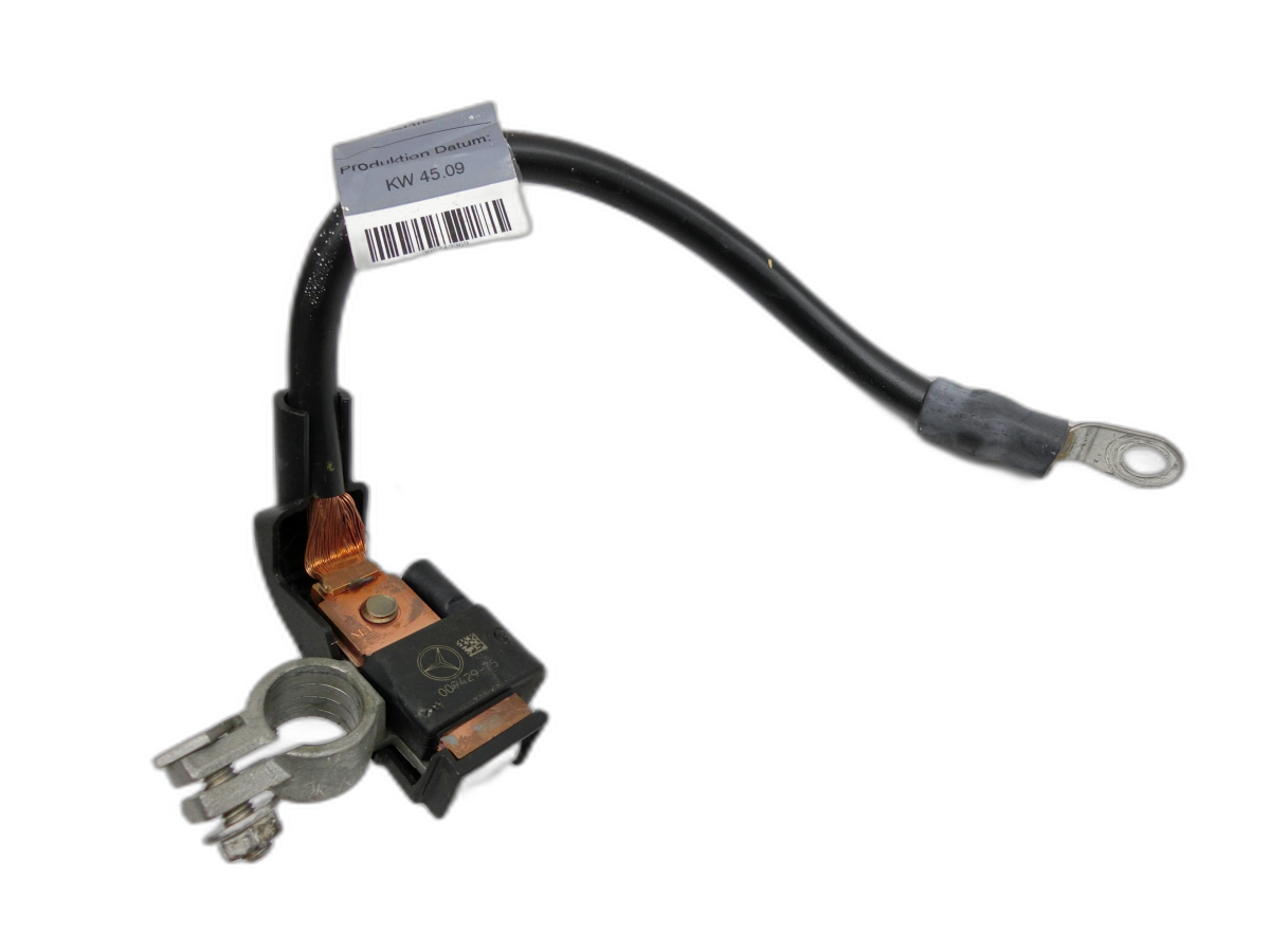 Mercedes S204 W204 C200 08-11 Kombi Kabelbaum Batterie Massekabel IBS Batteriekabel Kabelbaum Minus  - Bild 1