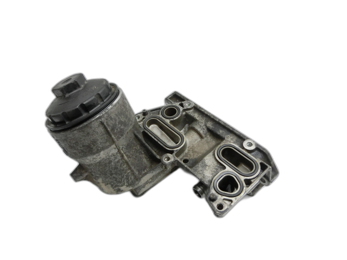VW Touareg 7L 06-10 TDI 2,5 120KW BPD Ölfiltergehäuse Gehäuse Halter für Ölfilter  - Bild 1