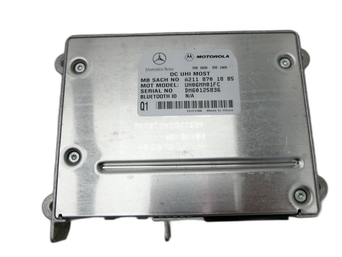 Mercedes CL203 C180 Steuergerät ECU Modul DC UHI Most Bluetooth Telefon  - Bild 1