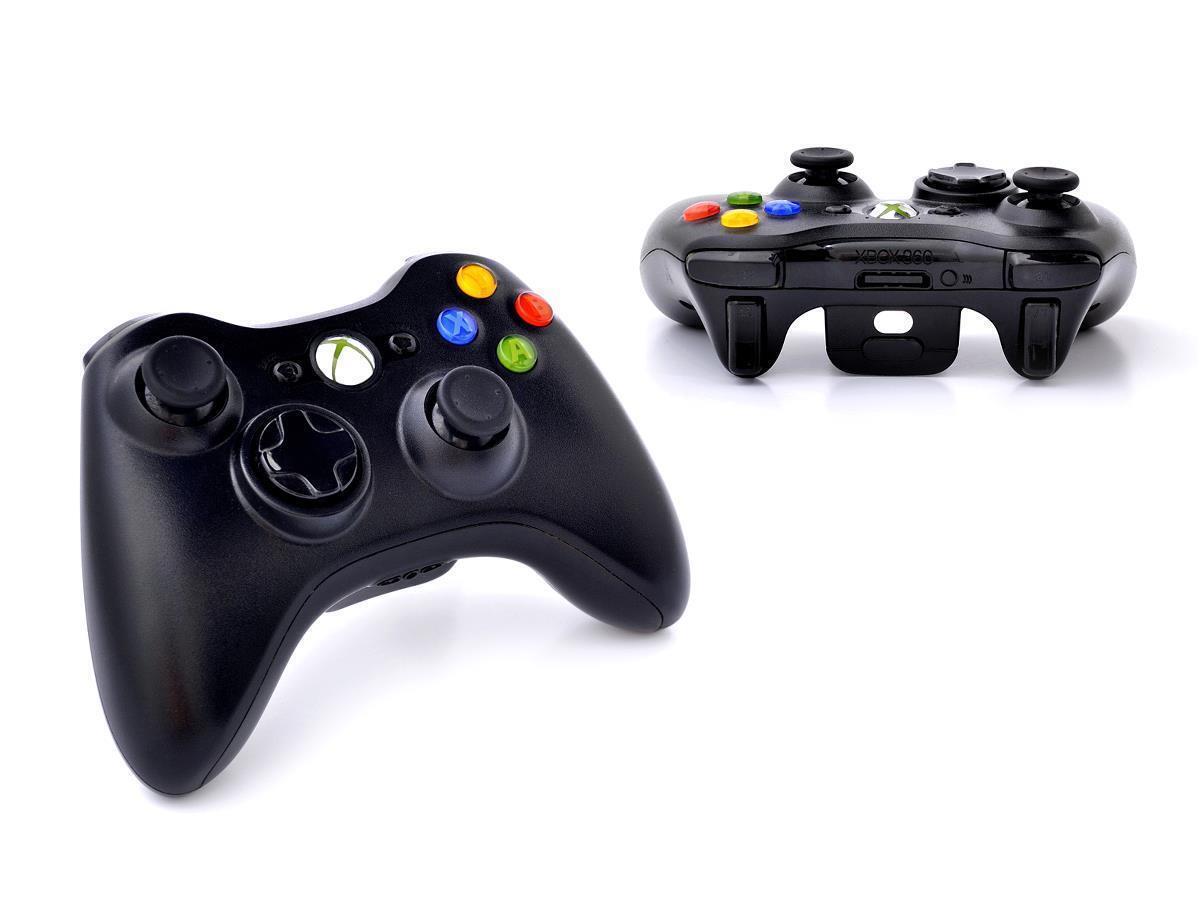 Microsoft Xbox 360 Wireless Controller - Schwarz Drahtlos Zustand: Defekt