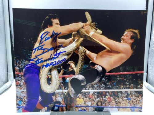 Wrestling Authentic Autographed Ricky The Dragon Steamboat 8x...