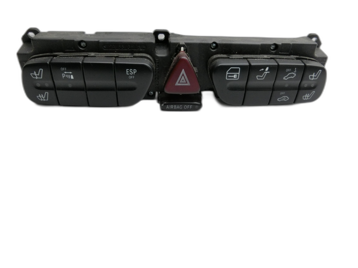 Interruptores Interruptor intermitente de aviso Calefacción asiento para Mercedes C209 CLK 320 05-09 - Bild 1