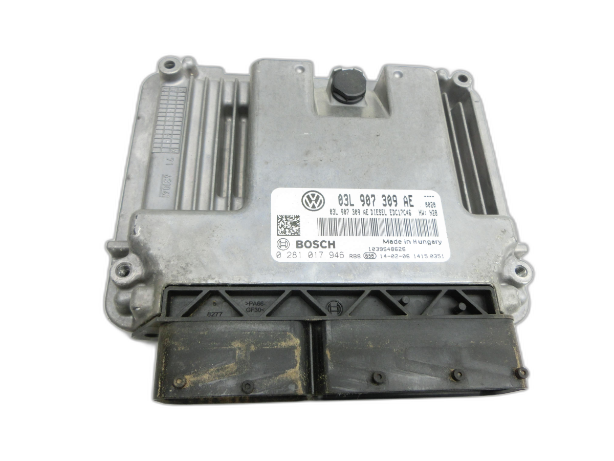 VW Tiguan I 5N 11-16 TDI 2,0 130KW Motorsteuergerät Diesel ECU EDC17C46 Steuergerät  - Bild 1