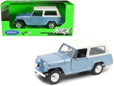 1967 Jeep Jeepster Commando Station Wagon Light Blue ''NEX Models'' Series 1/24