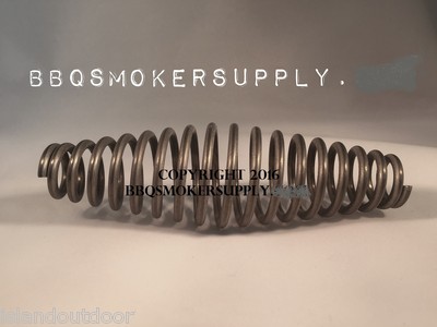 5" inch STAINLESS steel SPRING HANDLE BBQ smoker grill pit wood furnace stove