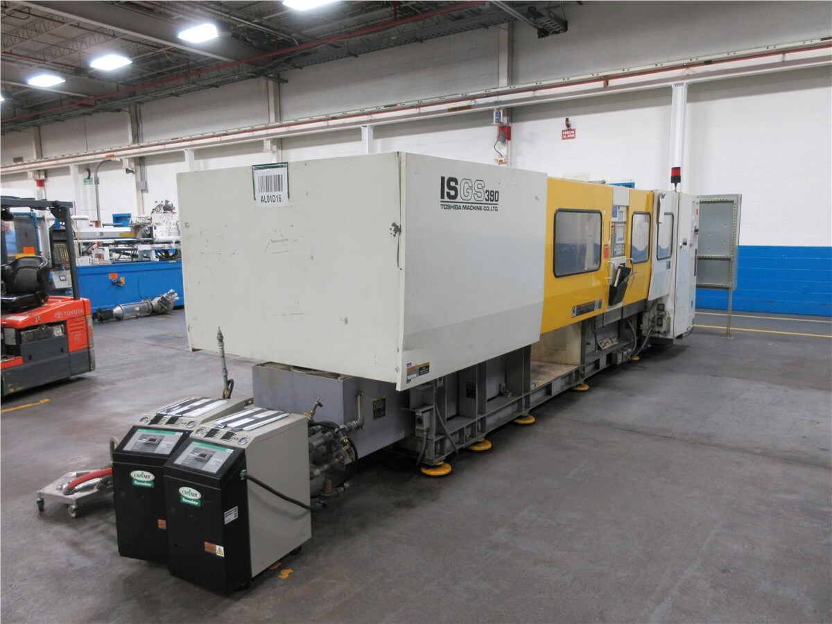 390 Ton Toshiba Injection Molding Machine, Model ISGS390