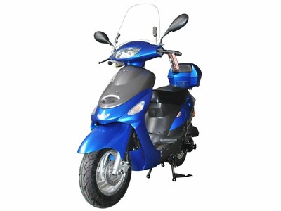 49cc TAOTAO ATM50-A1 (Pony 50) blue Moped + Bundled