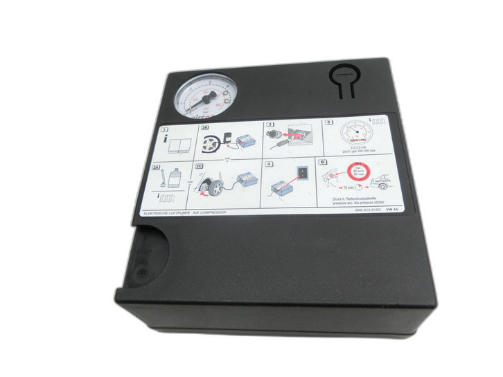 Skoda Octavia III 5E 12-17 1,6 81KW Reifendruckkompressor Luftpumpe Pannenkompressor Luftkompressor  - Bild 1