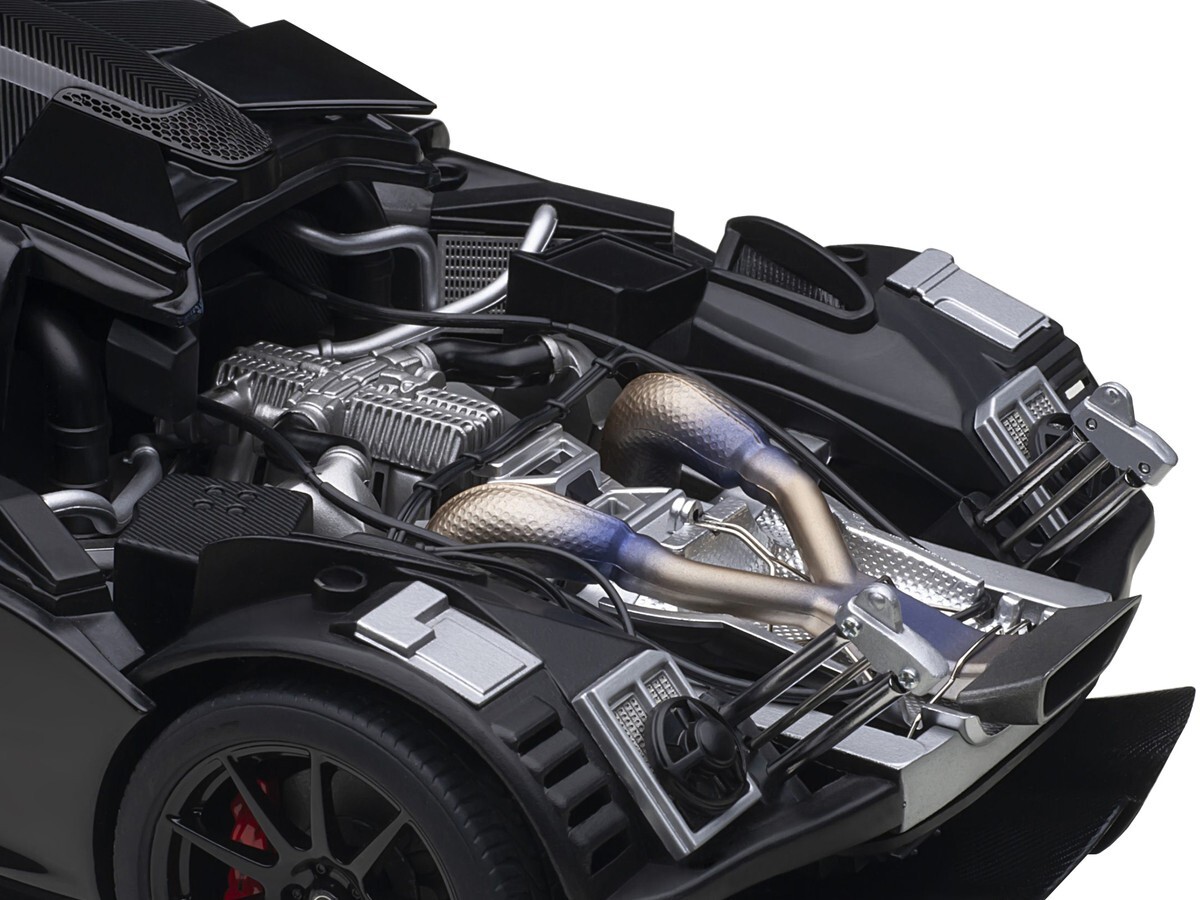 1/18 Mclaren P1 Fire Black W/ Red & Black Interior Model Car