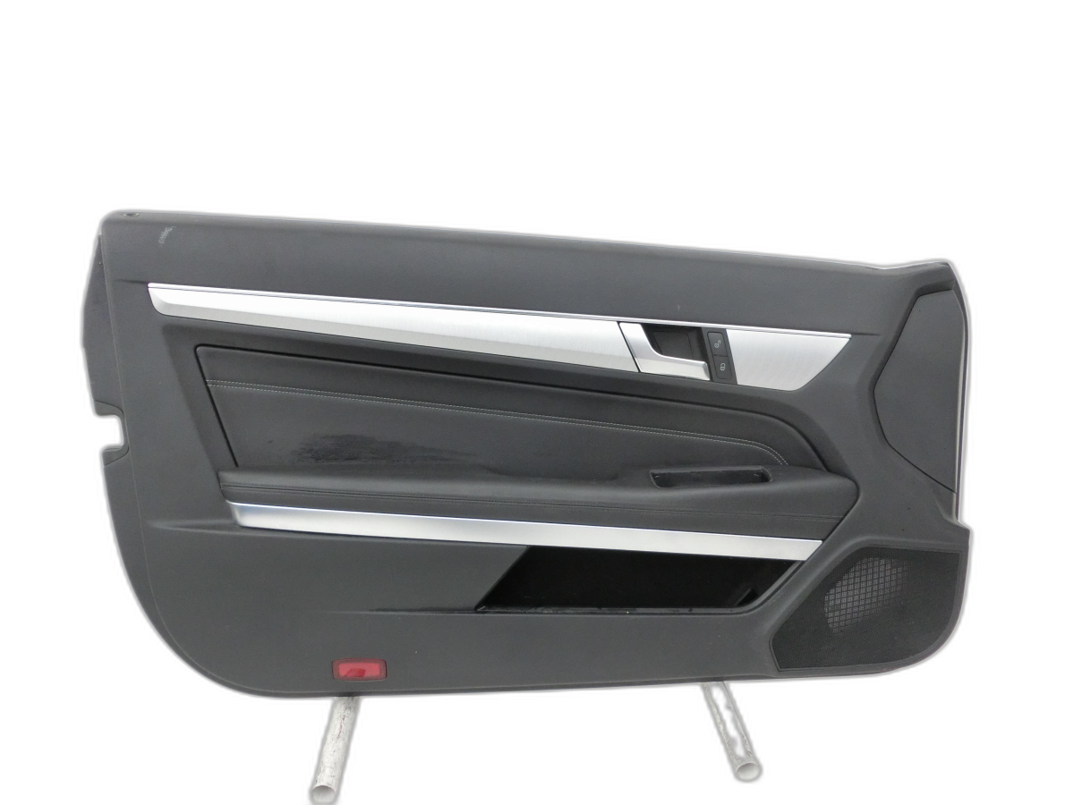Pannello portiera Sx anteriore Pelle Nero antracite 211A per Mercedes C207 E200 13-17 - Bild 1
