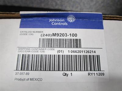 JOHNSON CONTROLS M9203-100 Remote Mounting Kit with Crank Arm NEW