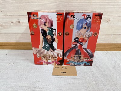 A Set of 2 Re Zero Ram Rem SSS Figure in Circus  FuRyu Japan New 2024