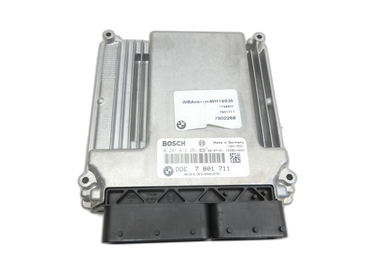 BMW X3 E83 04-06 2,0D 110KW Motor Steuergerät ECU Motorsteuergerät  - Bild 1