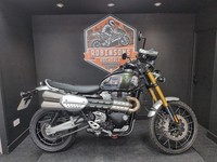 2023 73 Triumph Scrambler 1200 XE Chrome edition with 454 miles