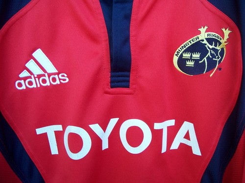 ADIDAS Munster Rugby Jersey~Large~L~LARGE~ClimaCool~